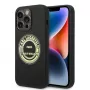Funda blanda de silicona Karl Lagerfeld RSG negra para Apple iPhone 14 Pro KLHCP14LSRSGRCK