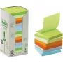 3M Post-it notas cuadradas azul, verde, rosa, lila 100 hojas autoadhesivas