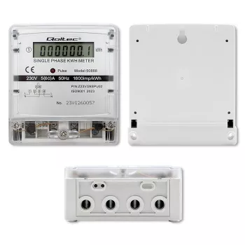 Contador electrónico monofásico de consumo eléctrico 230V LDC