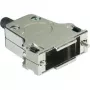 Carcasa D-SUB Harting número de polos: 9 metal 180 ° plata 09 67 009 0344 1 ud. (09 67 009 0344)