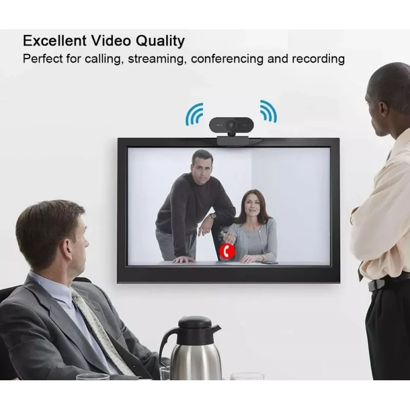 Webcam MANTA W177 resolución 1080p con conectividad Bluetooth