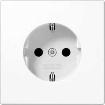Toma de corriente Schuko Jung LS 1520 N Blanco alpino — Toma de corriente empotrable, Jung LS1520NWW