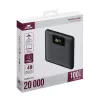 Batería externa Rivacase VA1090 — 20000 mAh, 77 Wh, salida total 100 W, 440 g