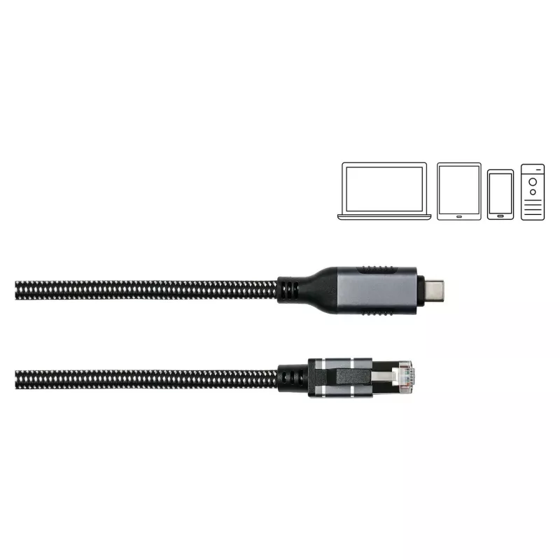 Good Connections cable Ethernet USB-C RJ45, antracita, 1,0 m