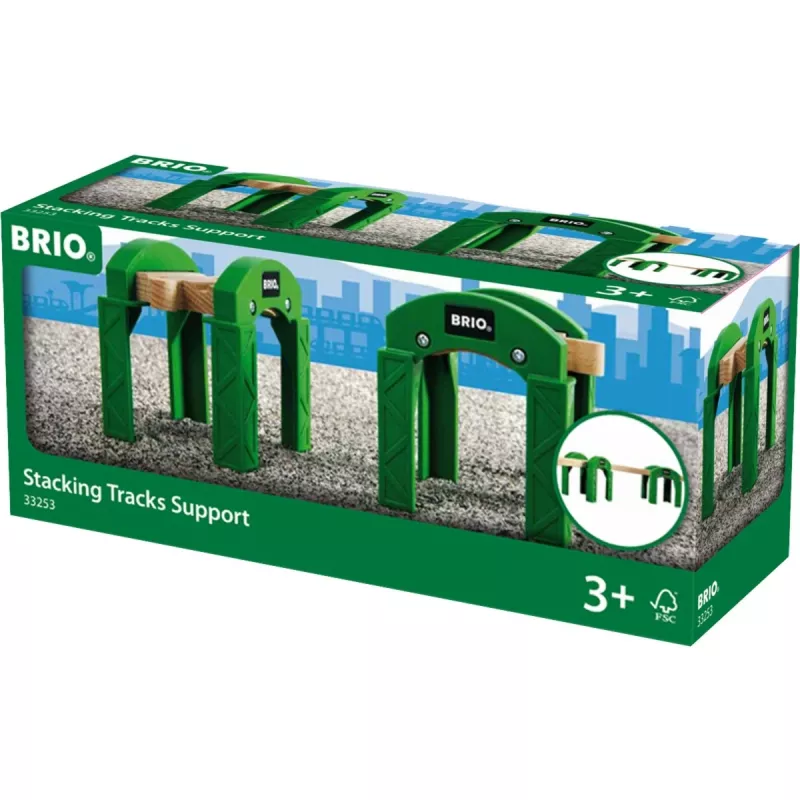 BRIO 33253 pies de apoyo verdes, 2 uds.