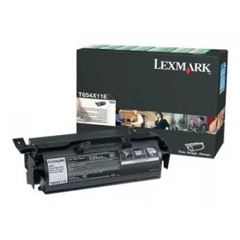 Lexmark T654X11E Cartucho de tóner, negro, 36000 páginas