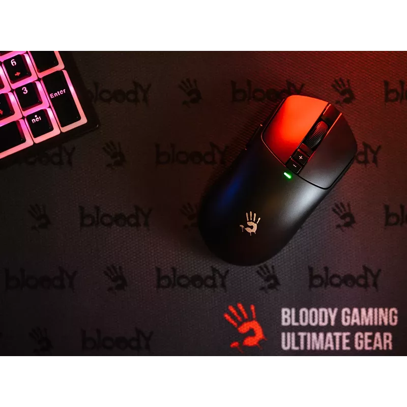 A4TECH BLOODY ratón R72 ULTRA WRLS 2.4G+USB negro