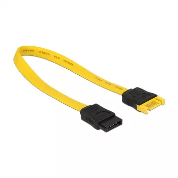 Cable SATA DeLOCK 83949 0,2 m SATA 7 pines amarillo