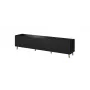 Mueble RTV Cama PAFOS 200x42x52 negro mate