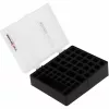 Ansmann Battery Box 48 Caja de baterías para 24x AA, 16x AAA y 4x 9V, Negro/Transparente