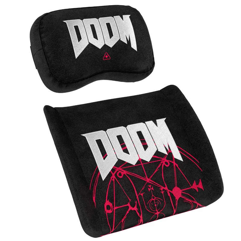 Set de cojines de espuma viscoelástica noblechairs - Edición DOOM