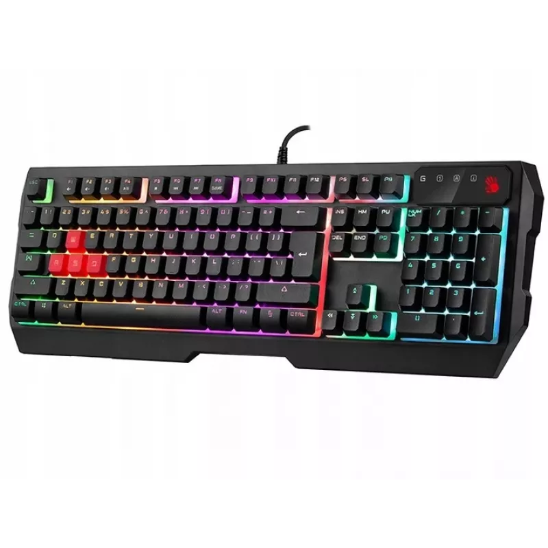 A4Tech Bloody B140N Teclado gaming con cable, de membrana, negro