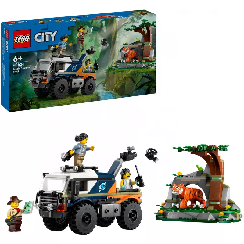 LEGO City 60426 Camión todoterreno de exploración de la jungla