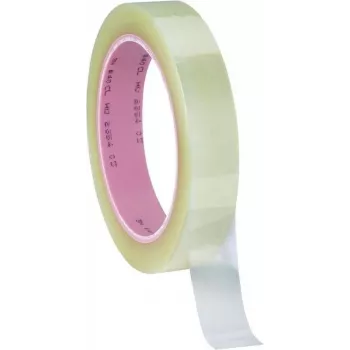 Cinta adhesiva 3M FE510049052 – Poliéster transparente, 66 m × 19 mm