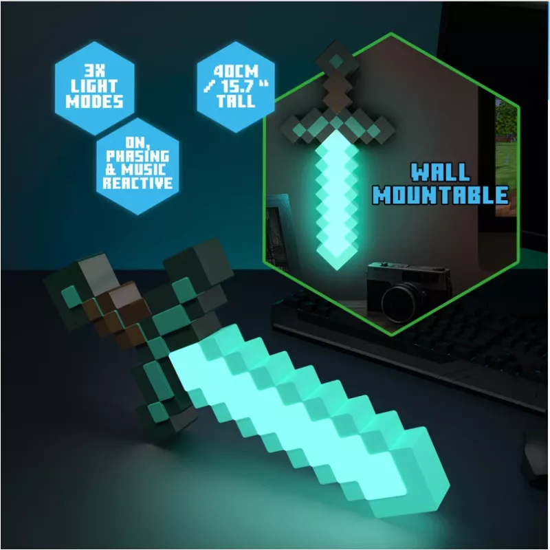Lámpara decorativa Paladone Minecraft Espada