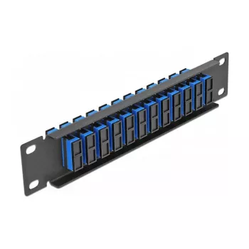 Panel de parcheo de fibra óptica DeLOCK 10