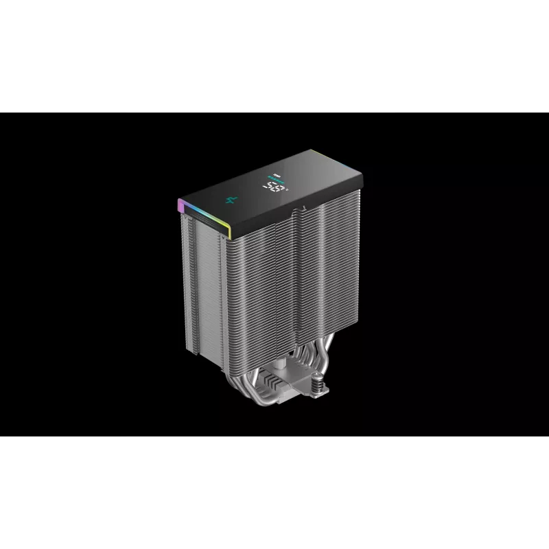 Refrigerador de aire DeepCool AK500S Digital SE — ventilador de 120 mm, compatible con zócalos LGA1700/AM5/AM4 e Intel LGA115x/1200, negro