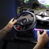 Volante + pedales gaming Subsonic SA5596-NG negro USB 270°