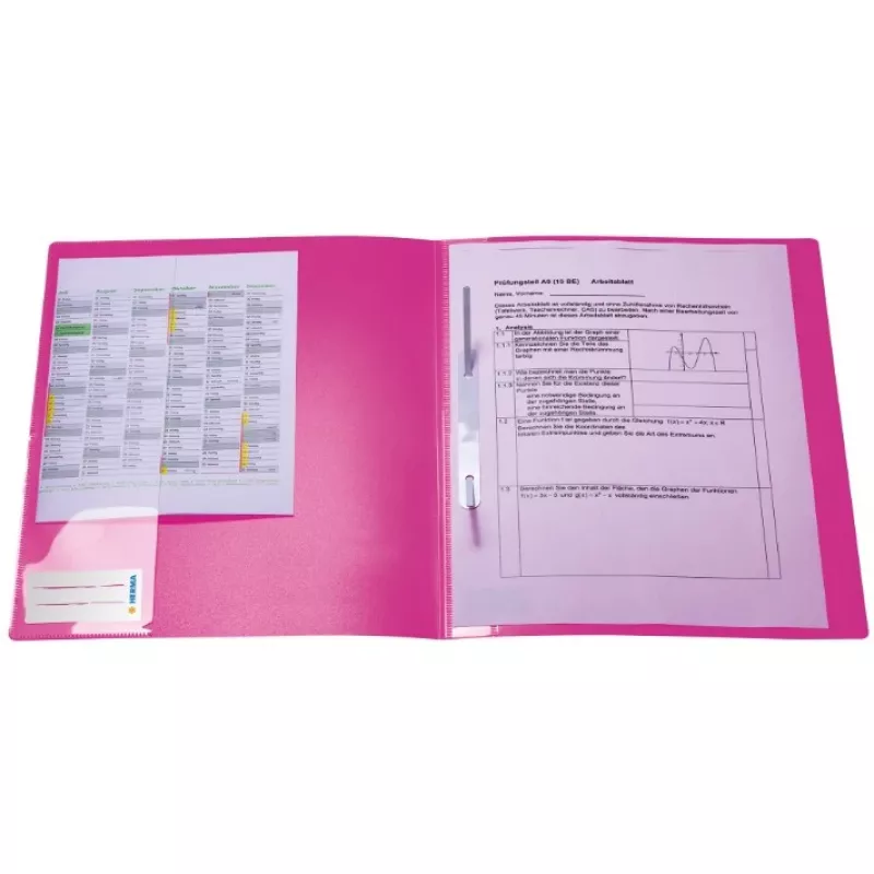 Archivador convencional Herma 19638 Polipropileno PP Rosa A4