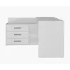 Escritorio de ordenador en esquina Topeshop DANY BIEL KPL blanco rectangular aglomerado
