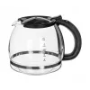 Cafetera de filtro CLATRONIC KA 3473, depósito de agua de 1,5 l, capacidad para 14 tazas, negra