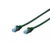 Cable de red Digitus CAT 5e SF/UTP RJ-45 3 m verde