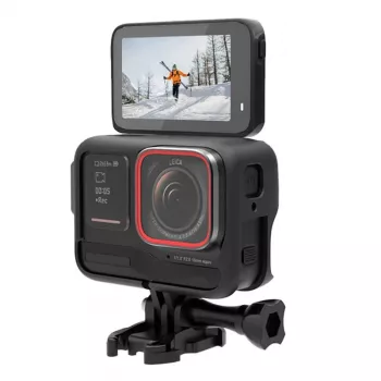 Jaula de plástico PULUZ para Insta360 Ace Pro (negra)