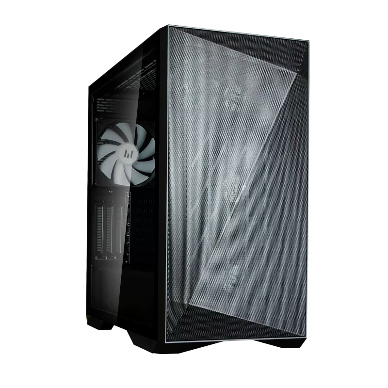 Zalman Z9 Iceberg MS negro caja de PC ATX mid tower con 4 ventiladores ARGB de 140 mm - torre midi/mini - ATX