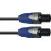 Cable de altavoz PSSO LS-1550 2x1.5 mm² 5 m Negro