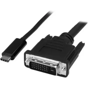 Microconnect USB3.1CDVI18B Adaptador de cable de vídeo 1,8 m USB-C a DVI-D negro (USB3.1CDVI18B)