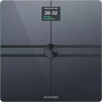 Báscula de baño electrónica Withings Body Comp Cuadrada Negro