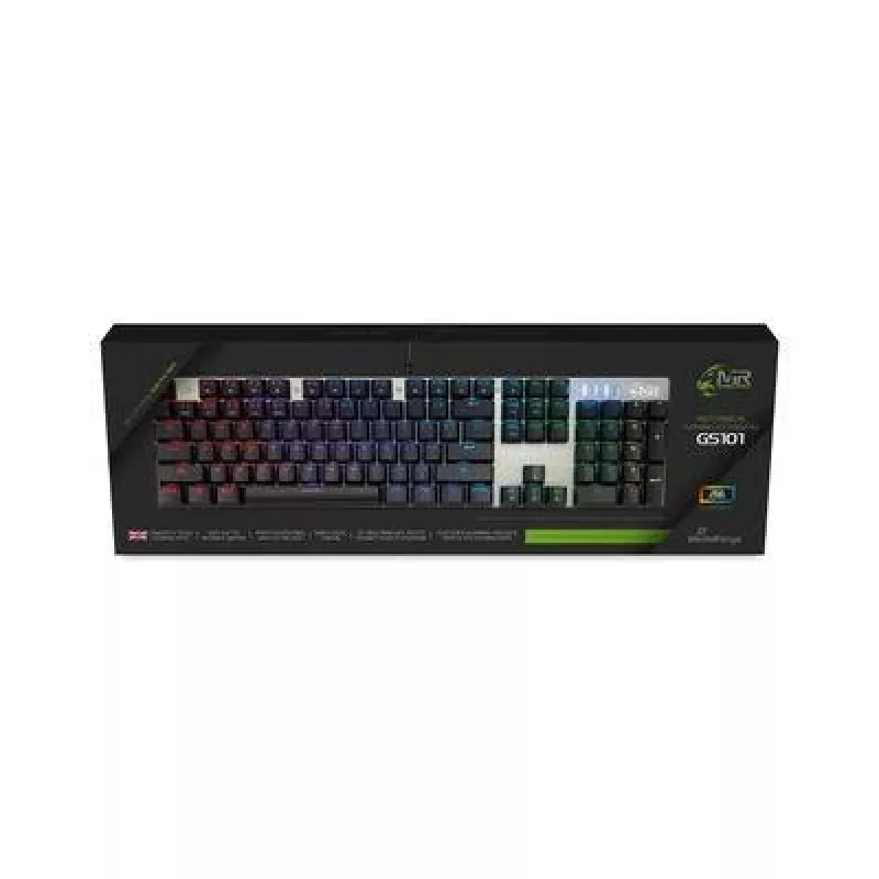 Teclado GS101 negro/plata/MRGS101-UK Mediarange