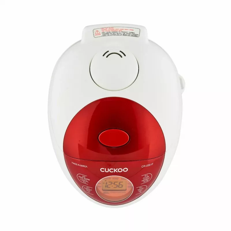 Olla arrocera Cuckoo CR-0351F RED 0,54 L 425 W roja, blanca