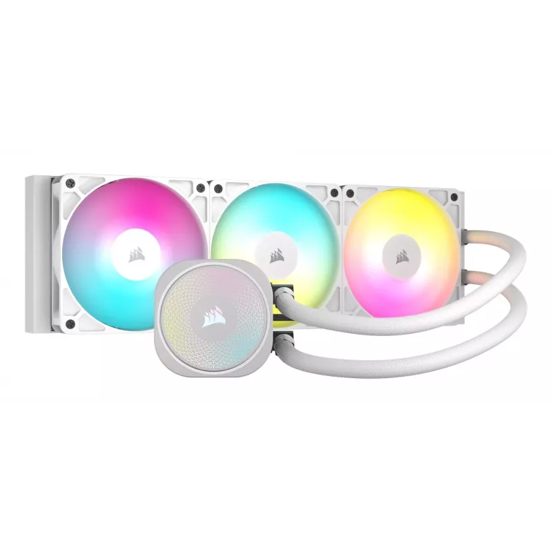 Refrigeración líquida todo en uno Corsair NAUTILUS 360 RS ARGB 1700 RPM blanco