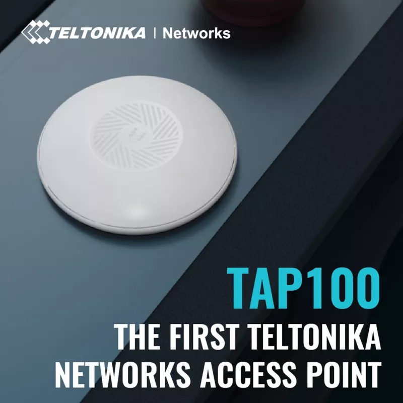 Teltonika · Accesspoint· TAP100· 2x1· Wi-Fi 4· 300Mbit· 1x 10/100· 15W PoE - Punto de acceso - 0,1 Gbps 300 Mbit/s Blanco Power over Ethernet (PoE)