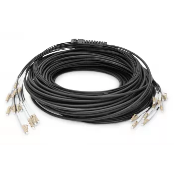 Cable breakout Digitus DK-2433CU030BK-BBB 30 m OM4 12 fibras LC/UPC
