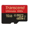 Transcend microSDHC MLC 16GB Class 10 UHS-I 600x + adaptador SD