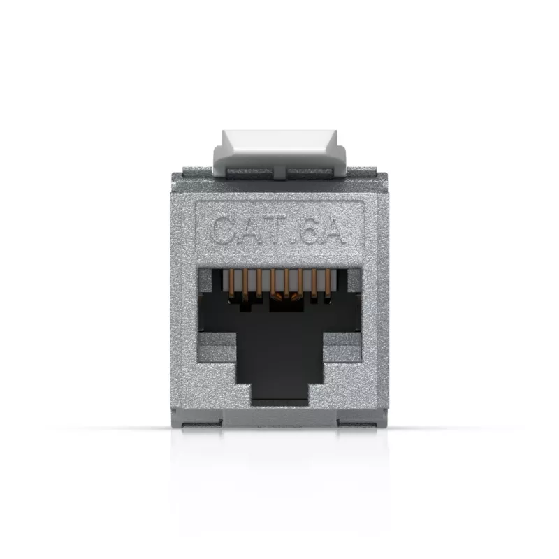Keystone Jack Ubiquiti UACC-Keystone-Jack-C6A RJ-45 plano metálico