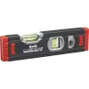 Nivel de burbuja mini de aluminio KWB 20 cm (gris oscuro/rojo)