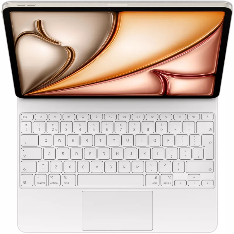 Magic Keyboard para iPad Air 13 pulgadas M3 – Neerlandés – Blanco