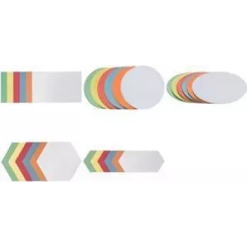 Tarjetas de moderación autoadhesivas Franken MKS2199, 98 x 149 mm, colores surtidos