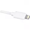 Cable adaptador USB 2.0, conector macho USB-A > conector macho Lightning (blanco, 2,0 metros)