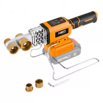 Soldador de tubos NEO tools Energy+ 18V — soldador de tubos inalámbrico, modelo 04-622