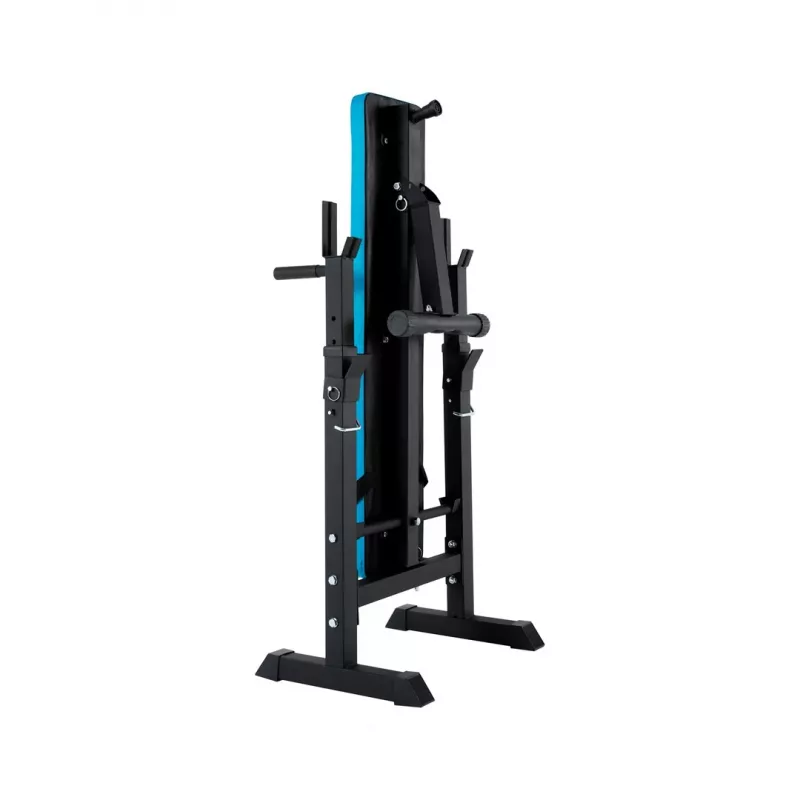Banco de entrenamiento plano ajustable con soportes REBEL ACTIVE — Rebel RBA-2006