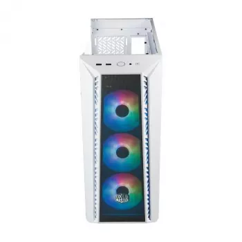 Cooler Master MasterBox 520 - semitorre - PC - blanca - ATX - EATX - micro ATX - Mini-ITX - SSI CEB - acrilonitrilo-butadieno-estireno (ABS) - acero - cristal templado - Multi