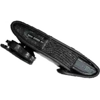 Mitel funda de cuero para móvil bolso bandolera negro (68761XXX)