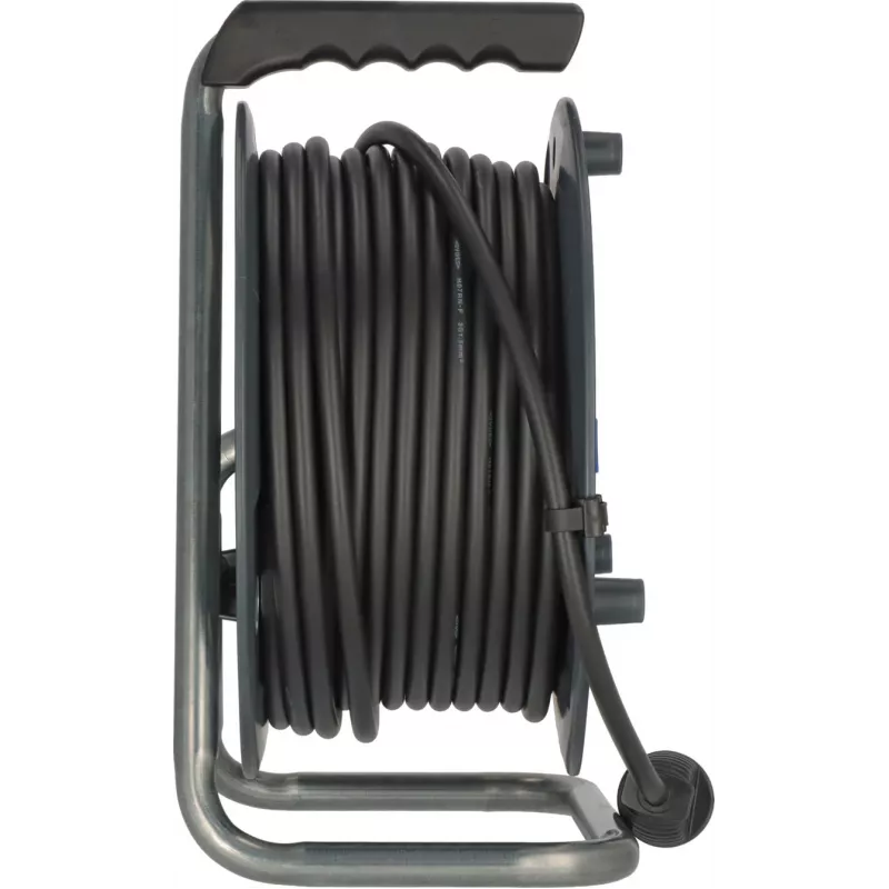 Enrollacables Brennenstuhl 1098490024 3 tomas AC 40 m negro azul rojo
