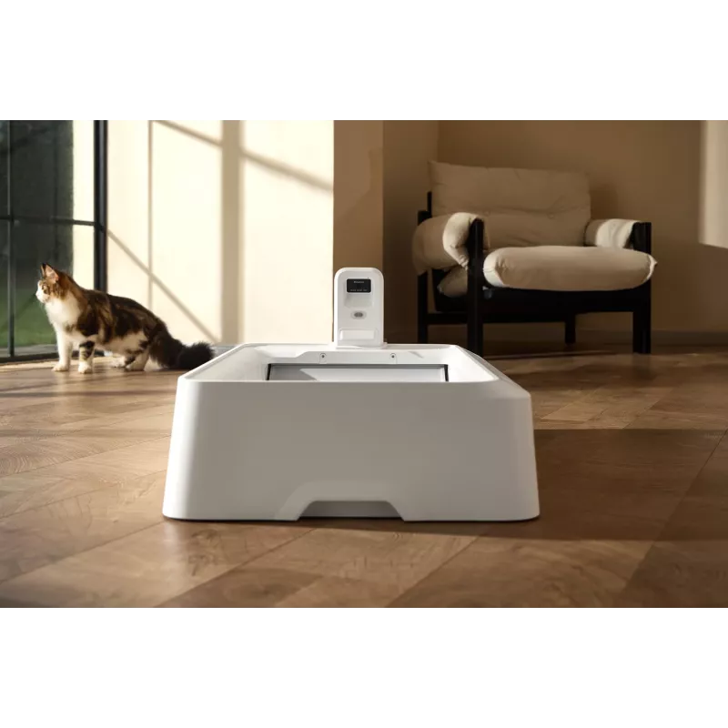 Arenero autolimpiable para gatos PETKIT T7-EU, blanco