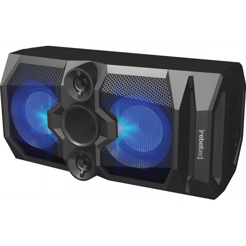 Altavoz estéreo Bluetooth portátil Rebeltec SoundBox 480 negro, 50W RMS