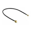 Delock 89647 cable de antena, MHF a MHF 4, 10 cm, negro